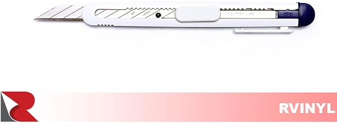 Avery Dennison Plastic Breakaway Knife in White - Car Wrap Safety Cutting Tool for Craft Vinyl, Protection Films, Decorative Stickers Applications