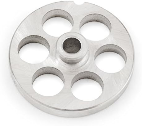 The Sausage Maker - #10/12 Stainless Steel Meat Grinder Plate with Hub (3/4")