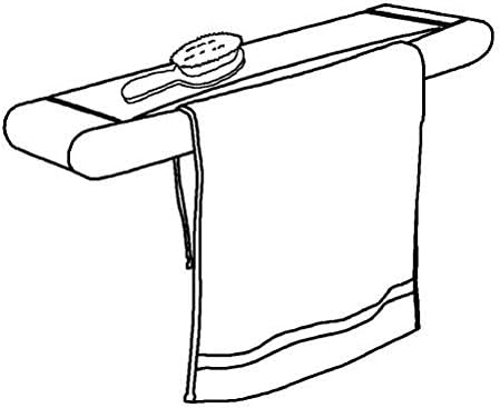 Gimi Extendable Collapsible Wall Mount Towel Drying Rack Telepack 70