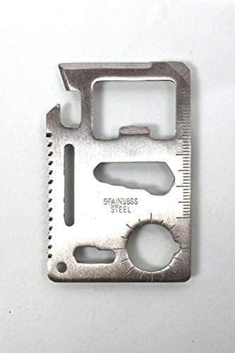 SE 11-Function Stainless Steel Survival Pocket Tools (Pack of 10) - MT908-10