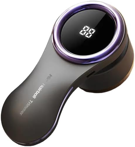 Mini Hairball Trimmer Lint Suction Device with LED Display | Compact Design, LED Display, Fabric Shaver, Portable, USB Rechargeable