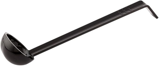 1 oz Black Plastic Sauce Ladle, 10.5"