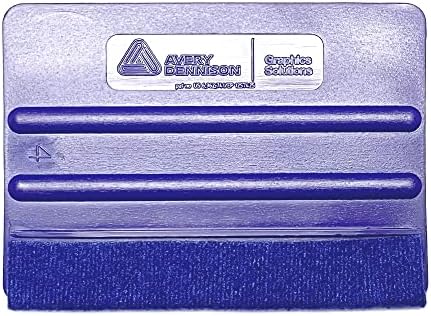 Avery Dennison Soft Felt Squeegee in Red - Vehicle Wrap Tools for Car Vinyl, Craft Films, Window Tinting and Decals Installation