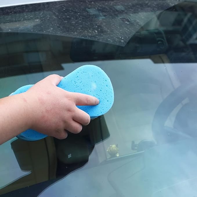 Car Wash Sponge, 3 Pack Extra Thick Large Colorful Cleaning Sponge | 8.7"X4.3"X2.4",Longer Lasting,No Scratch Surfaces,Multi-Purpose for Bathroom Kitchen Bike Boat
