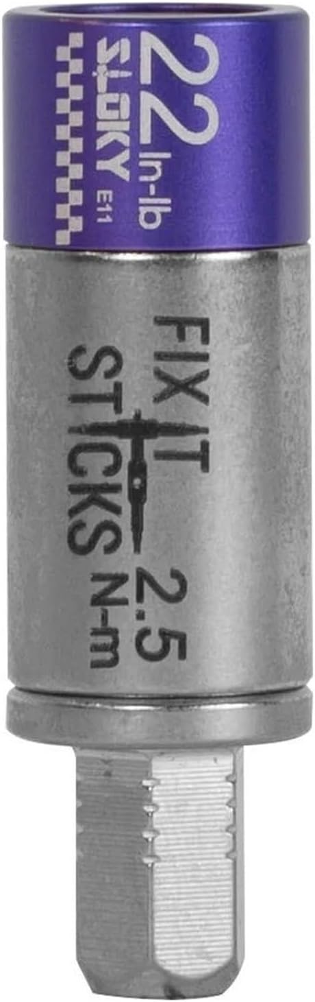 Fix It Sticks Field Hunting Outdoors Gun Maintenance Adjustable Fits 1/4in Bit T-Way Wrench Small Torque Limiter, 22 in-lb | Adjustable Fits 1/4in Tip T-Way Spanner, 22 In-Lb