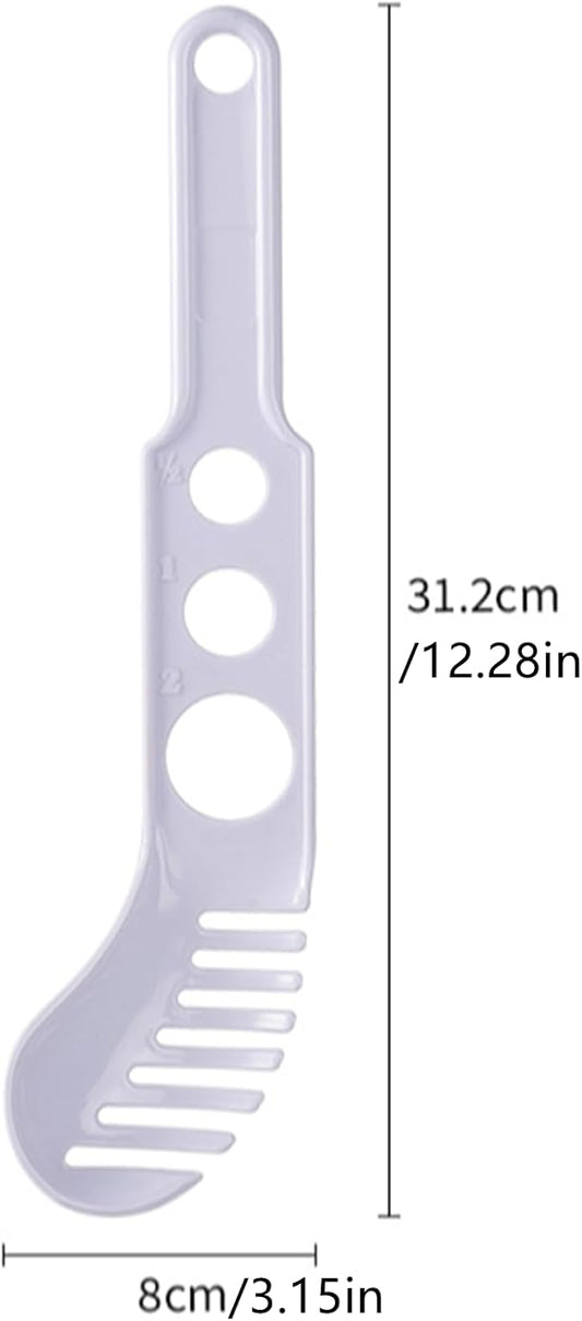 Spaghetti Measurer Tool Spoon Pasta Ladle Tool for Cooking, Multifunctional Kitchen Spaghetti Utensil for Restaurants Homes Hotels