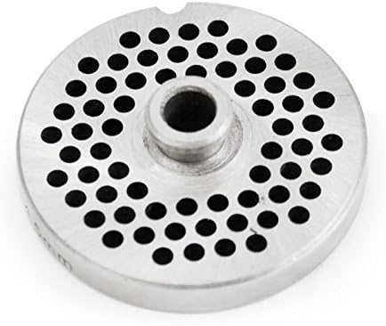 The Sausage Maker - #10/12 Stainless Steel Meat Grinder Plate with Hub (3/16")