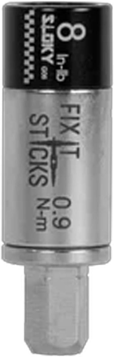 Fix It Sticks Field Hunting Outdoors Gun Maintenance Adjustable Fits 1/4in Bit T-Way Wrench Small Torque Limiter, 8 in-lb | Adjustable Fits 1/4in Tip T-Way Spanner, 8 In-Lb