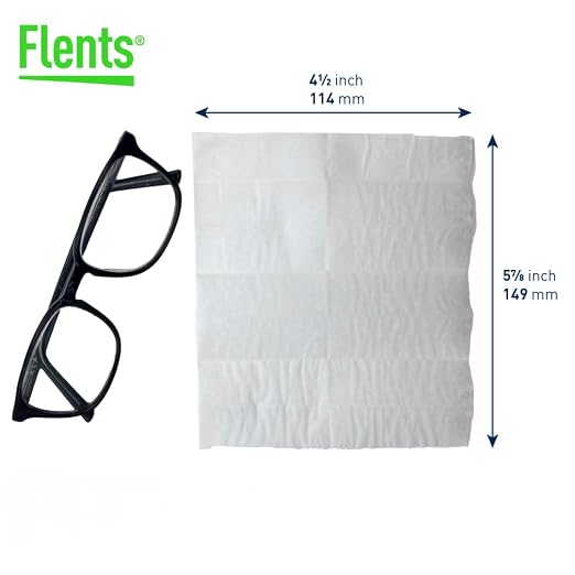 Flents Lens Wipes, Wipe 'N Clear Basic, 400 Count, Pre-Moistened, Streak-Free, Safe for Glasses, Sunglasses, Gentle Cleaning, Clear Vision, Streak-Free, Individually Wrapped for Travel & Convenience | Streak-Free, Safe for Glasses, Sunglasses, Gentle C...