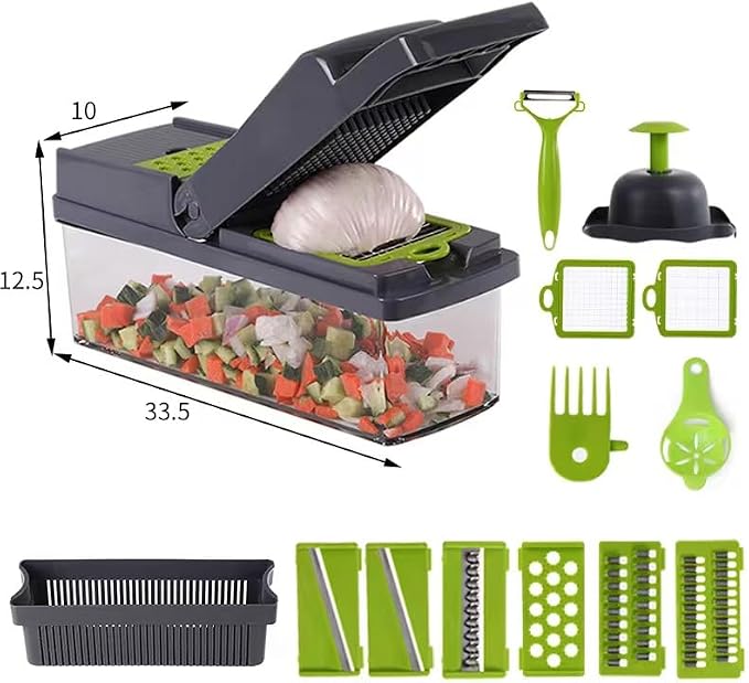 Mandoline Food Slicer (includes 13 attachments)