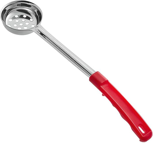 OCS Parts 2-Pack 2 Ounce Perforated and Solid Portion Spoons | Stainless Steel Dishwasher Safe Kitchen Multipurpose Portion and Serving Spoons