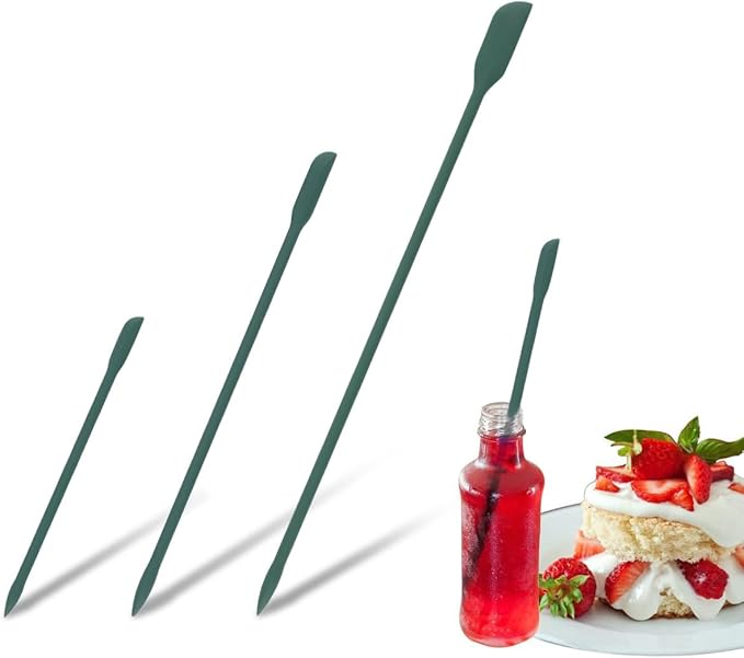 9Pcs Silicone Spatula Set,Flexible Small Spatula spoon, Kitchen Utensils for Baking, Mixing, Cooking, Frying, Jar Spatulas for Scraping,BPA-Free Heat Resistant cookware safe (Green)