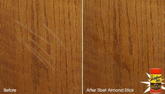 Tibet Almond Stick Scratch Remover - Touch Up and Repair Hardwood, Furniture, Floors Instantly - All-In-One Kit for Restoration of Cabinets, Vinyl, and More - Odorless, Colorless, Non-Toxic (2 Pack)