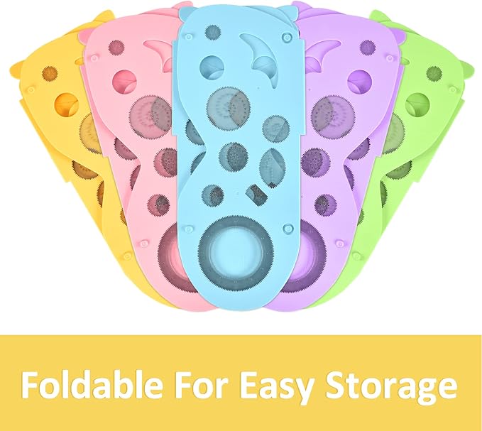 BoxLegend Shirt Folding Board with Original Deluxe Set Durable for Kids | Makes Laundry Fun for Kids, Dual Use, Butterfly-Shaped Design, Durable Plastic, Includes a Deluxe Ruler Set, Great Gift Idea