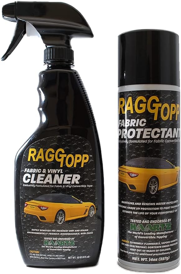 RAGGTOPP Convertible Top Fabric Cleaner & Protectant Kit