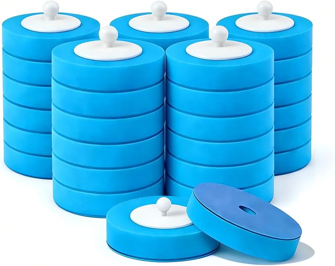 SOPAMI Disposable Toilet Brush with 32 Refills Deep Cleaning Touch Free | Auto Lid Opener Wall-Mounted Toilet Wand Kit for Deep Cleaning Bathroom Touch Free Access Toilet Bowl Cleaner