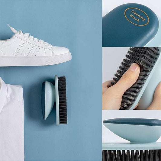 Laundry Brush Shoe Brush Shoe Cleaning Brush Scrub Brush for Stains,Household Cleaning Clothes Shoes Scrubbing,Household Cleaning Brushes Bathroom Ergonomics Grip Easy Hold Pack 2