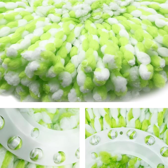 3 Pack Mop Head Replacement Compatible with Libman All-in-One Spin Mop, Microfiber Spin Mop Replacement Head, Easy to Replace, Machine Washable