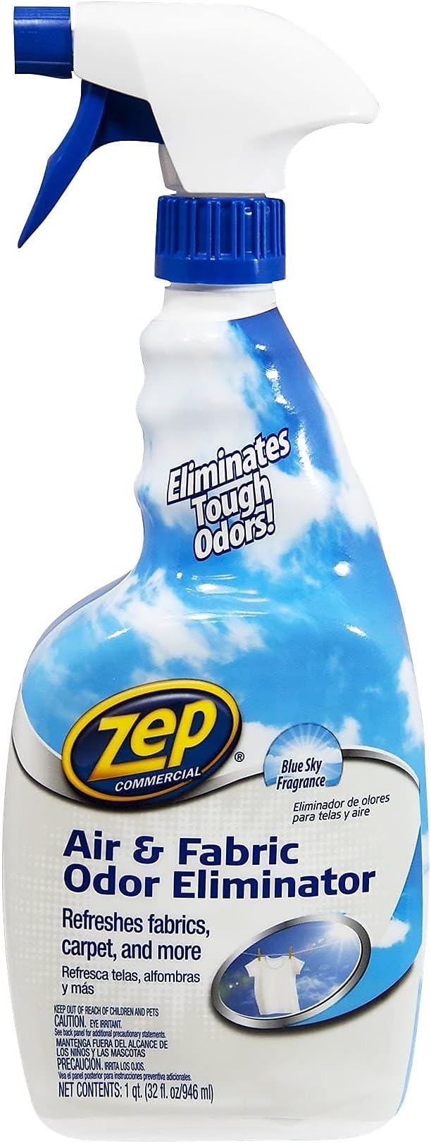 Zep Air and Fabric Odor Eliminator and Freshener - 32 oz (Pack of 12)