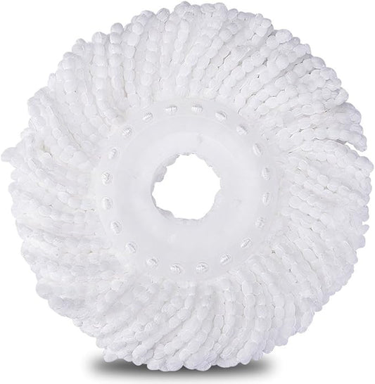 3 Pack Mop Head Replacement Spin Mop Replacement Head Microfiber Spin Mop Refills Easy Cleaning Round Shape Standard Size