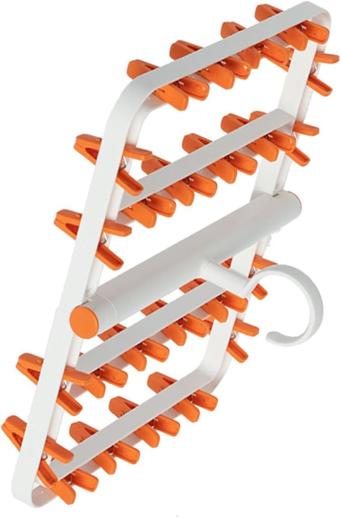 Collapsible Clothes Airer Socks, Foldable Sock Dryer, Sock Hanger, Washing Line, Hook, Clothes Airer, Portable Clip Hanger Socks