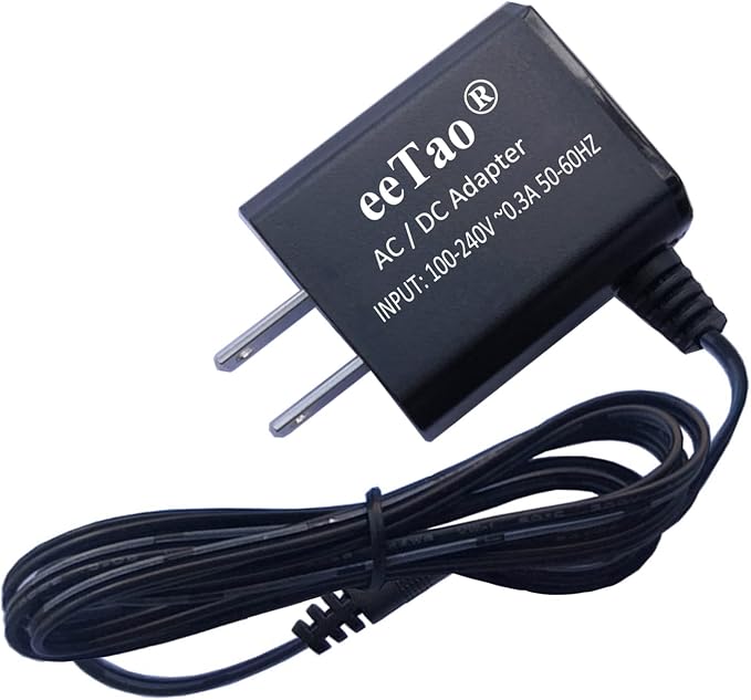 5V Charger for Mugensa Mach5 Fabric Shaver Lint Remover Clothes and Furniture 5200mAh Lithium Battery 18W DC5V 1000mA 0.9A Replacement Power Supply Adapter Cord Cable