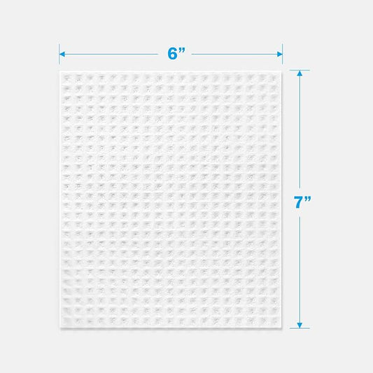 HOMEXCEL Swedish Dishcloths for Kitchen, 50 Pack Reusable Sponge Dish Cloth for Kitchen and Cleaning Counters, Super Absorbent Paper Towels (Blue/White/Grey)