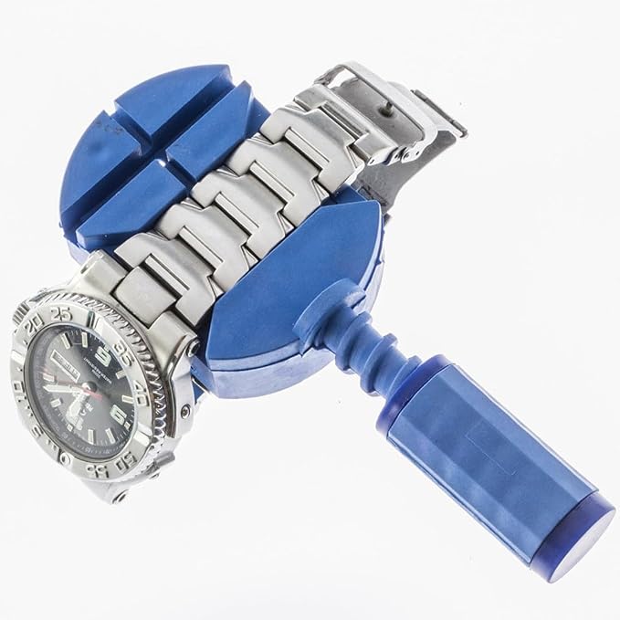 SE Watch Link Remover Tool with 5 Extra Pins - DIY Bracelet & Watch Adjustments, Blue - JT6305A
