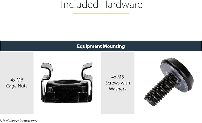 StarTech.com 2U Server Rack Shelf - Universal Vented Rack Mount Cantilever Tray for 19" Network Equipment Rack & Cabinet - Heavy Duty Steel - Weight Capacity 50lb/23kg - 22" Deep Shelf (CABSHELF22V) | Universal 19in fit, Network equipment rack and cabi...