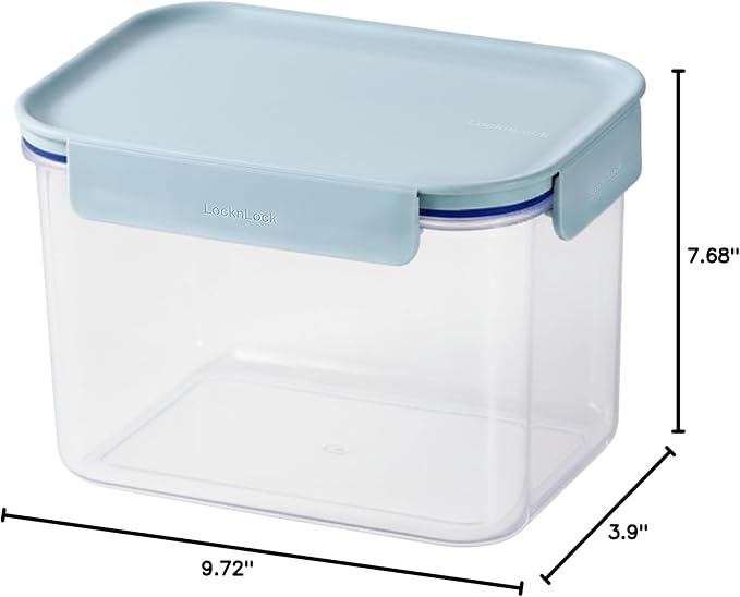 LocknLock Classic-Plus Plastic Food Storage Container | Airtight Plastic Food Storage Containers with Lids | BPA Free Stackable Food Storage for Meal Prep, Leakproof, Freezer & Dishwasher Safe, 2.75L