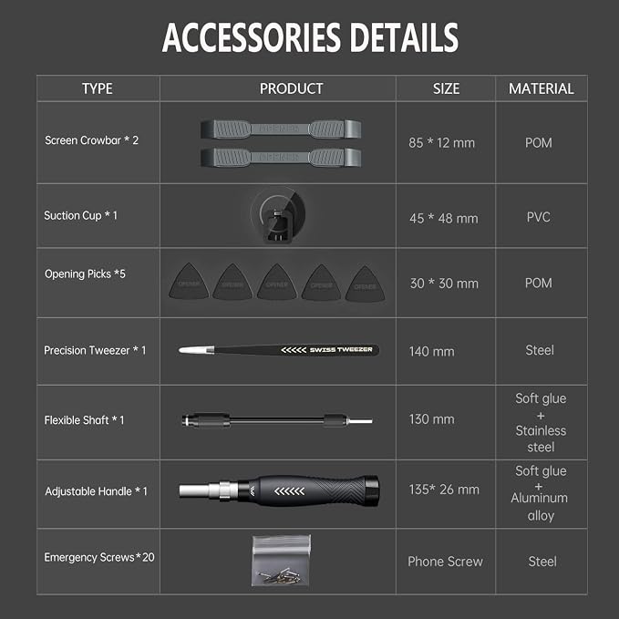 JAKEMY 164 in 1 Precision Screwdriver Set, Laptop Screwdriver Kit, Professional Computer Screwdriver Repair Tools with T5 T6 Torx Screwdriver Bit for MacBook, iPhone, PC, RC, PS5, Watch, Xbox, DIY