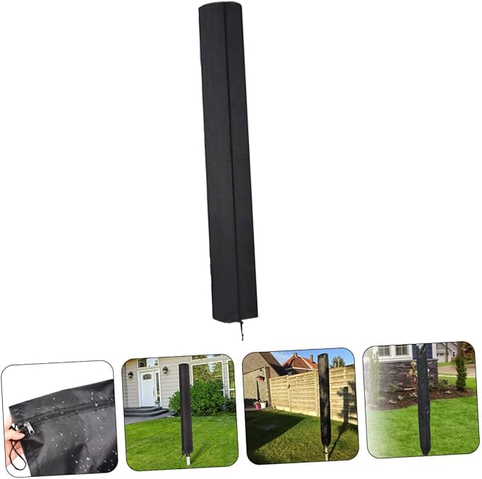 Weather Resistant Oxford Cover for Garden Drying Rack with Zipper Closure Protective Garment Drying Rack Cover for Outdoor Use