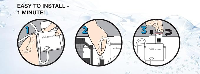 Fluidmaster 8102P8 Flush 'n Sparkle Automatic Toilet Bowl Cleaning System Refills, Blue Upgraded Version 2 Count (Pack of 8)