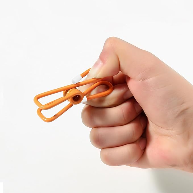 20 Pack Chip Clips Bag Clips 2.2 Inch (55mm) | Stainless Steel Bag Clip for Food Storage, Snack, Kitchen, Laundry Clothes Pins for Hang out The Laundry