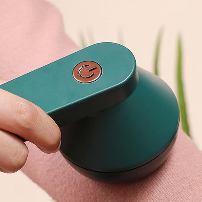 Lint Shaver, Clothes Shaver USB Rechargeable Electric Lint Remover Fabric Pill Remover for Clothing Furniture Green