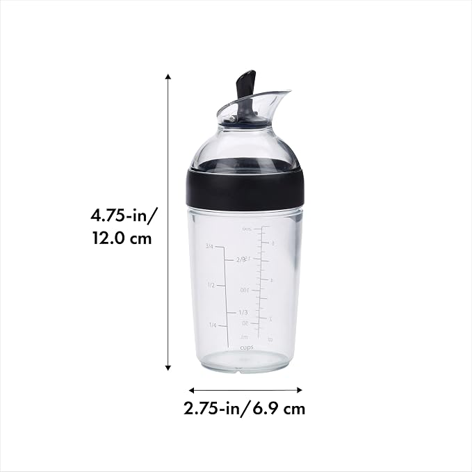 OXO Good Grips Large Salad Spinner + Little Salad Dressing Shaker Bundle
