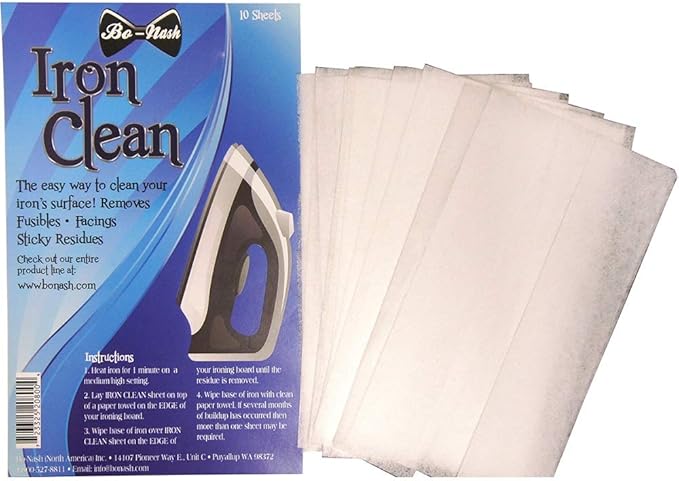 Bo-Nash Iron Clean Cleaning Cloths, 10-Pack
