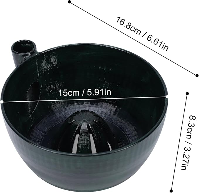 Self Spinning Berry Washing Bowl, Fruit Washer Spinner with Drain Base, 360 Deep Cleaning Swirling Berry Bowls for Cleaning Berries, Vegetables (with Drain)