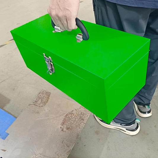 Large Tool Box Organizer Took Box Fishing Tackle Box Small Metal Toolbox Organizer 16 Inch Tool Box With Metal Latch and Handle for Household Warehouse Tools Storage