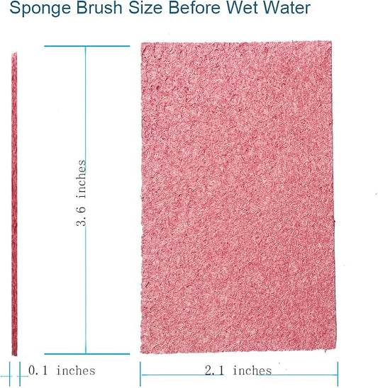 12PCS Cleaning Sponge,Kitchen DishSponge,Cleaning Scrub Sponge | Cleaning Sponge,2.5X4.0 inches,Kitchen DishSponge,Cleaning Scrub Sponge,Non-Scratch Kitchen Cellulose Dishwashing
