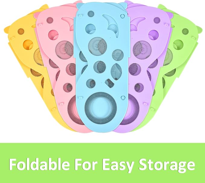 BoxLegend Kids Clothes Folder Arts & Crafts Drawing Kit Original Deluxe Set | Makes Laundry Fun for Kids, Dual Use, Butterfly-Shaped Design, Includes a Deluxe Ruler Set, Great Gift Idea