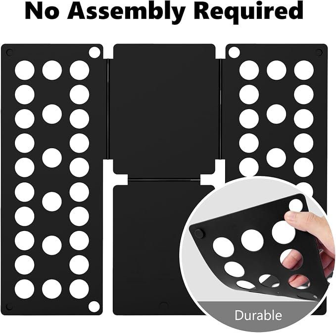 Kids Shirt Folder 15.75"x18.9" for Children Quickly Fold Laundry Folder | Child-Size Only, Durable PP Material, Space Saving Design, Easy Storage