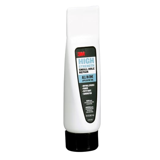 3M High Strength Small Hole Repair, All-in-One Applicator Tool | Quick and Easy Repair for Nicks and Nail Holes, Includes Putty Knife, Spackle, and Sanding Pad For Wall Repairs