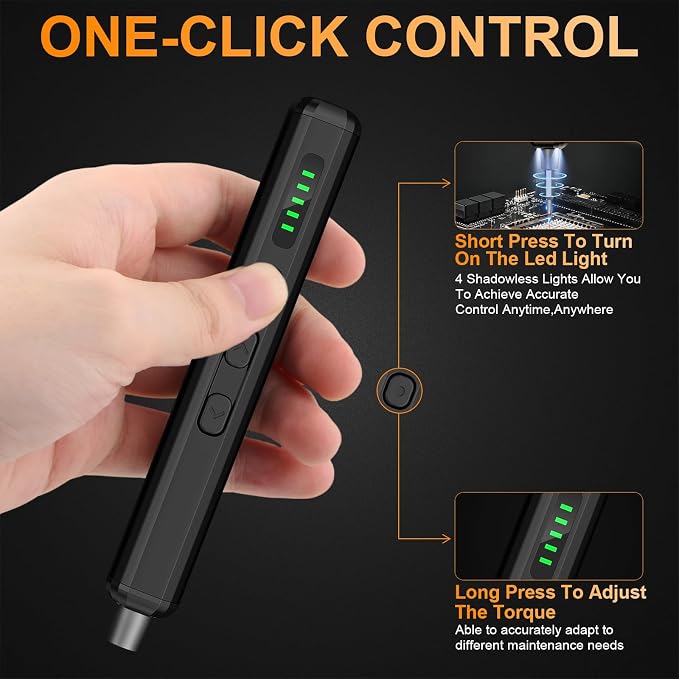 Mini Electric Screwdriver, 3.7V Precision Screwdriver Set Cordless Screwdrivers Rechargeable 72 In 1 Magnetic Bit Repair Tech Tool Kit for Electronics Computer Phone Laptop Camera RC Car Watch Glasses