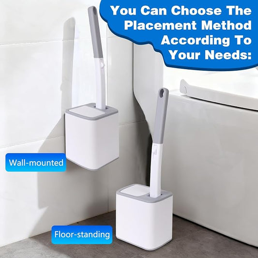 Disposable Toilet Brush with 24 Toilet Wand Refills,Powerful Cleaning | Toilet Bowl Cleaning System,,Disposable Toilet Cleaner,for Toilet Bowl Cleaners,Bathroom Cleaning