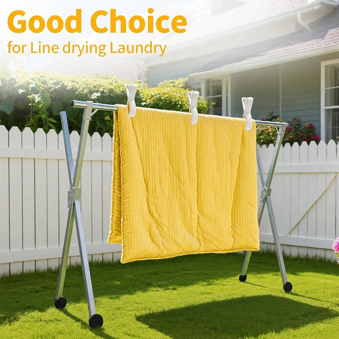 6pcs Towel Clips for Sun Loungers Large Beach Towel Clips Strong Grip Clothes Pegs Non-Slip Towel Pegs for Sun Lounger, Washing Line, Laundry, Pool Chairs, Sunbeds, with Drawstring Organizer