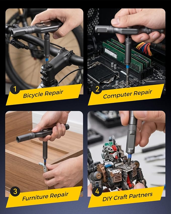 LIFEGOO Ratchet Screwdriver Set: 71 in 1 Magnetic Screwdriver Sets, S2 Steel Bits & Flexible Shaft Suitable for Precision Electronics, Furniture Assembly & Bicycle Repair Tools