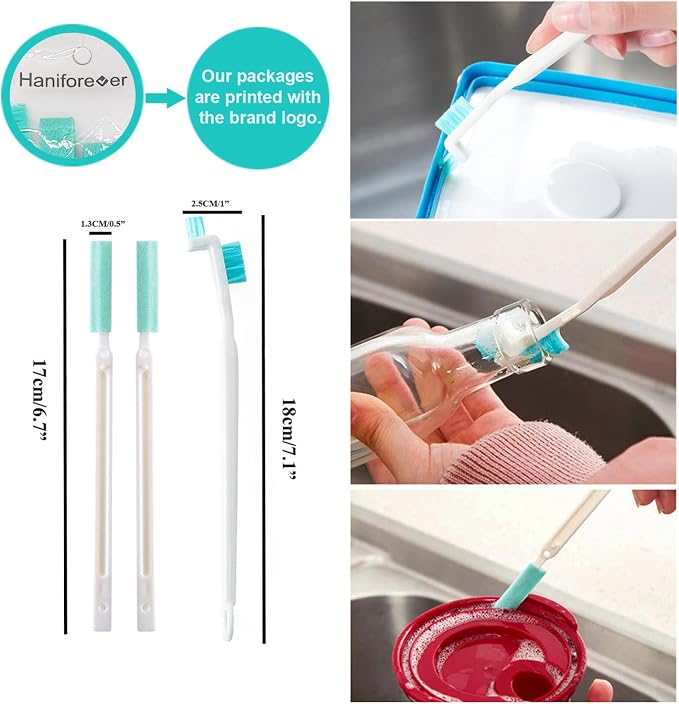 Small Cleaning Brushes for Household Cleaning,Crevice Cleaning Tool Set for Window Tracks Groove Humidifier Car Bottle Toilet Keyboard,Detail Tiny Scrub Cleaner Brush for Small Space Gaps Corner