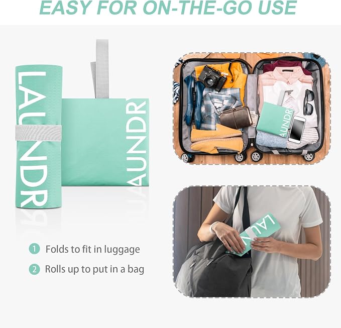 Wiseboy 120L Extra Large Travel Laundry Bag with Heavy-Duty Zipper | Water-Resistant Nylon Dirty Clothes Organizer for College Dorm, Camping, Tear-Resistant Storage Bag for Laundry Mat & Moving
