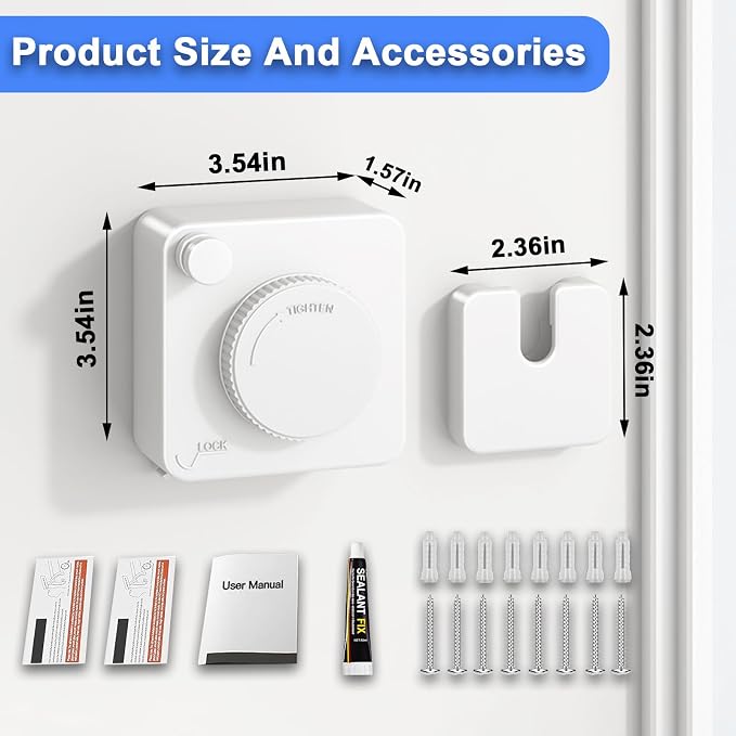 2 Pack Retractable Clothesline Indoor & Outdoor, 16.2Ft Non-Sagging (White) | Stainless Steel Heavy Duty Design Laundry Wash Line with Wall Mounted, Space-Saving Drying Rack for Bathroom, Balcony